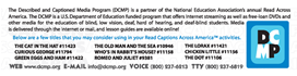 RCAA Bookmark back side in PDF format