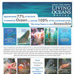 Flyer listing titles in the Living Oceans Series