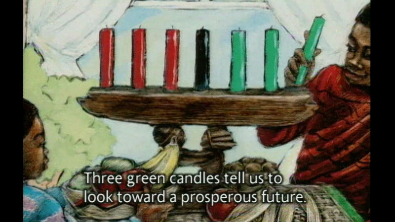 Seven Candles For Kwanzaa